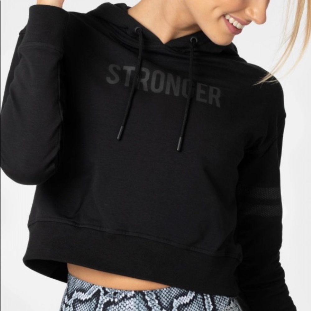 Stronger Sweden Cropped Hoodie